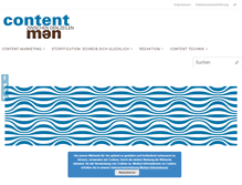 Tablet Screenshot of contentman.de